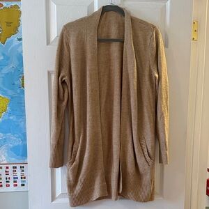 Ricki's Open-Front Camel/Tan Women's Cardigan